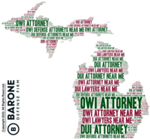 .Michigan OWI attorney Patrick Barone serves the upper peninsula and lower peninsula of Michigan.