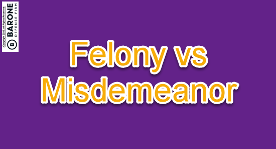 What's the Difference Between MI Felony and Misdemeanor Criminal Charges