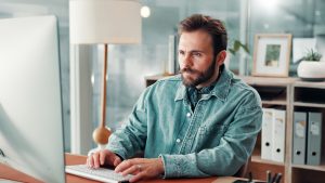 Person using an AI chat tool after being accused of a crime