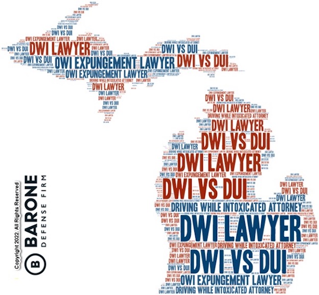 Michigan OWI arrest and DUI penalties information, provied by Barone Defense Firm. Statewide DUI defense attorneys can handle defnse of your impaired driving case, and fight to protect your right to drive. Call today for a free lawyer consultation.