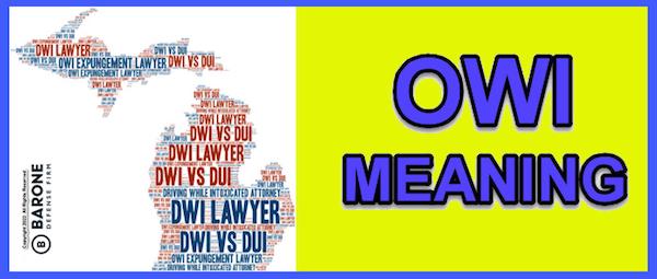 Barone Defense Firm leader Patrick Barone explains OWI meaning as compared to DUI in other states.